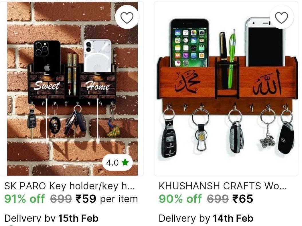 Wooden Key Holders From 59