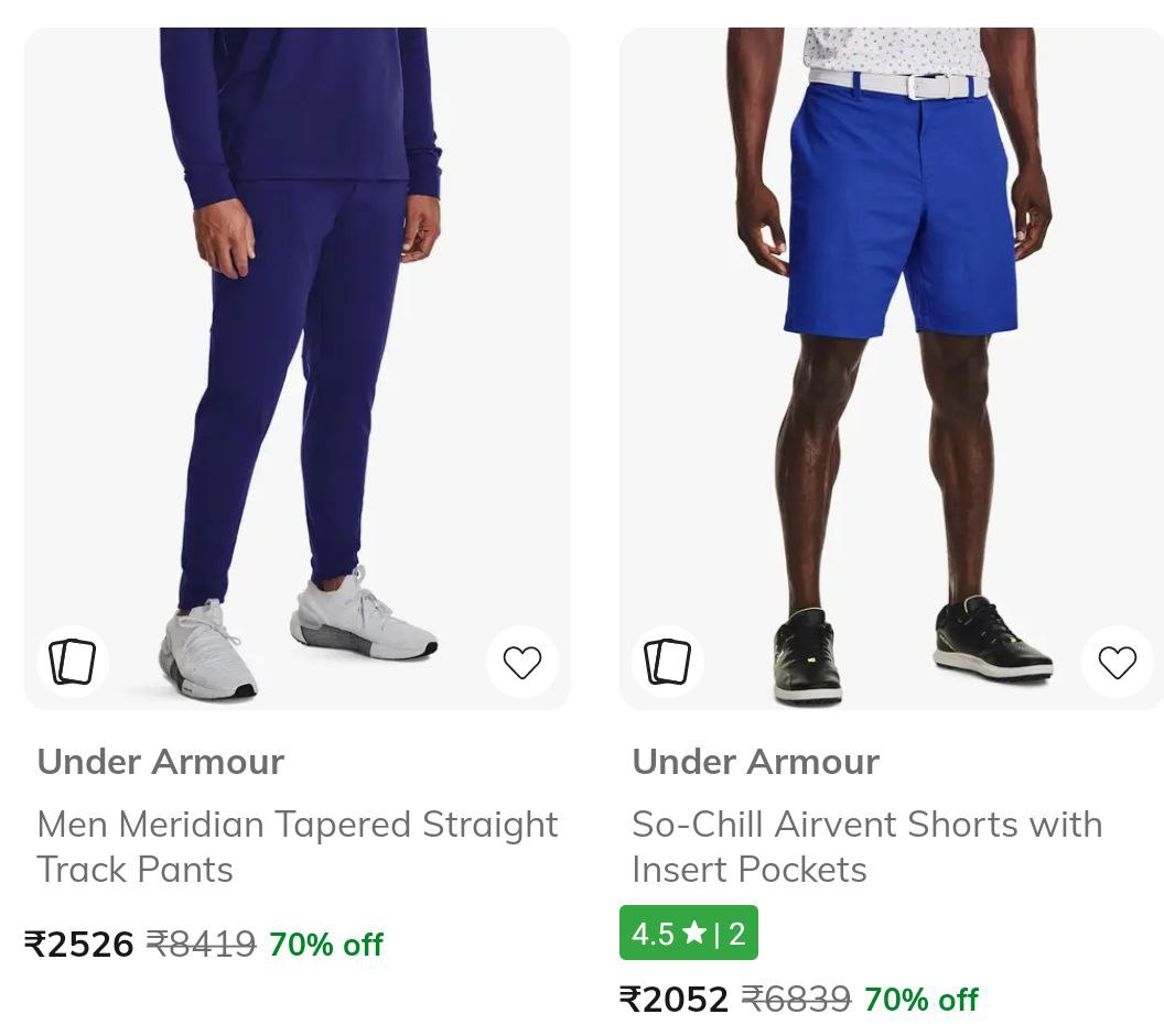 Ajio Loot Sale Fashion Deals You Cant Miss Up To 70 On Under Armour Up To 8