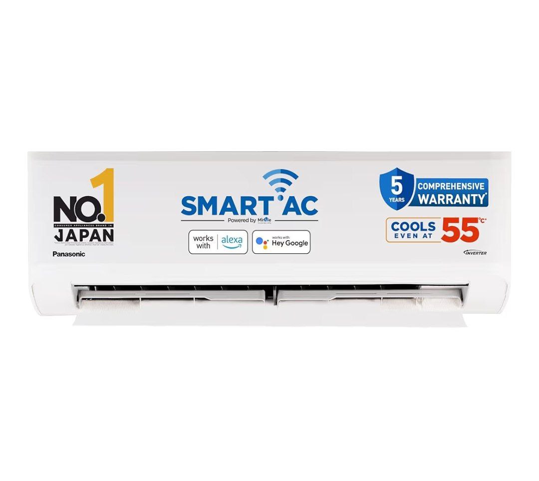 Panasonic 1 5 Ton 3 Star Premium Wi-fi Inverter Smart Split Ac (matter Enab