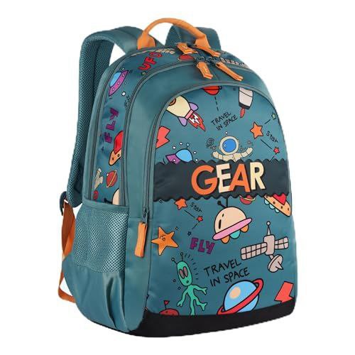 Grab 349gear Cartoon Space 17 23l Medium Water Resistant School Bag