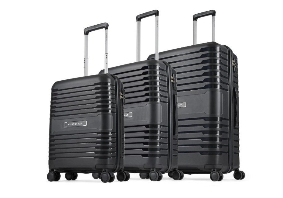 Amazon Aristocrat Harbour Set Of 3 Trolley Bag 4849