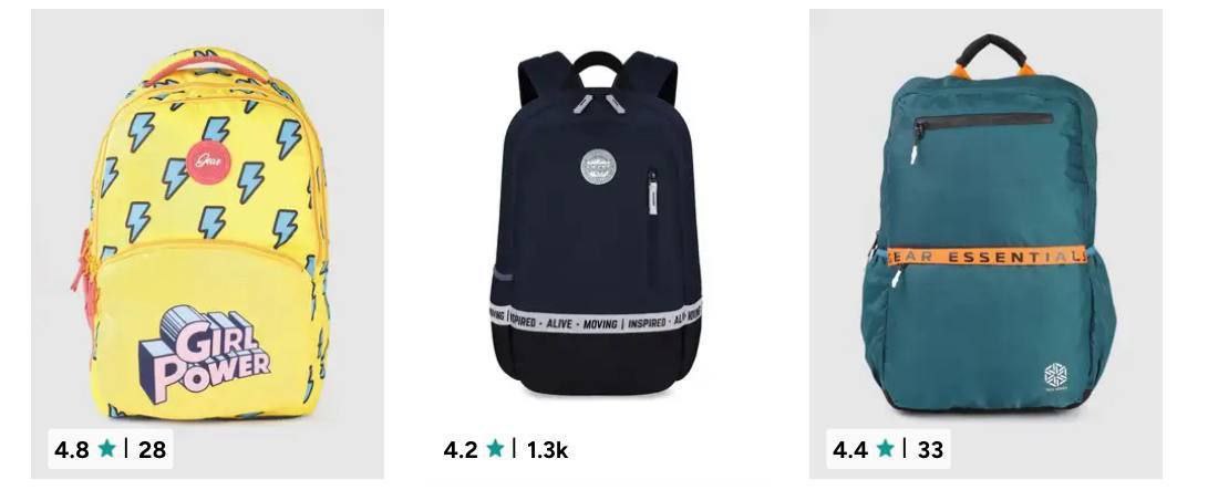 Gear Backpacks From Rs 199more
