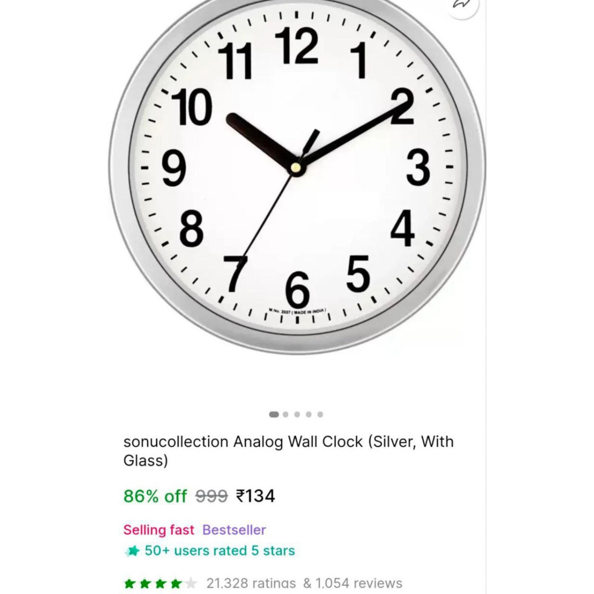 Analog Wall Clock 134more -