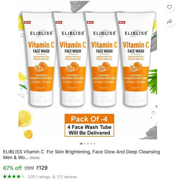 Face Wash 300ml 129 – Best Price in India