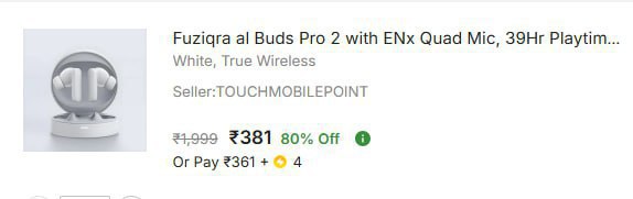 - Buds Pro With Enx At Rs 381reg 815 – Best Price in India