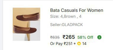 - Bata Casuals For Women At Rs 265 Master Link - – Best Price in India