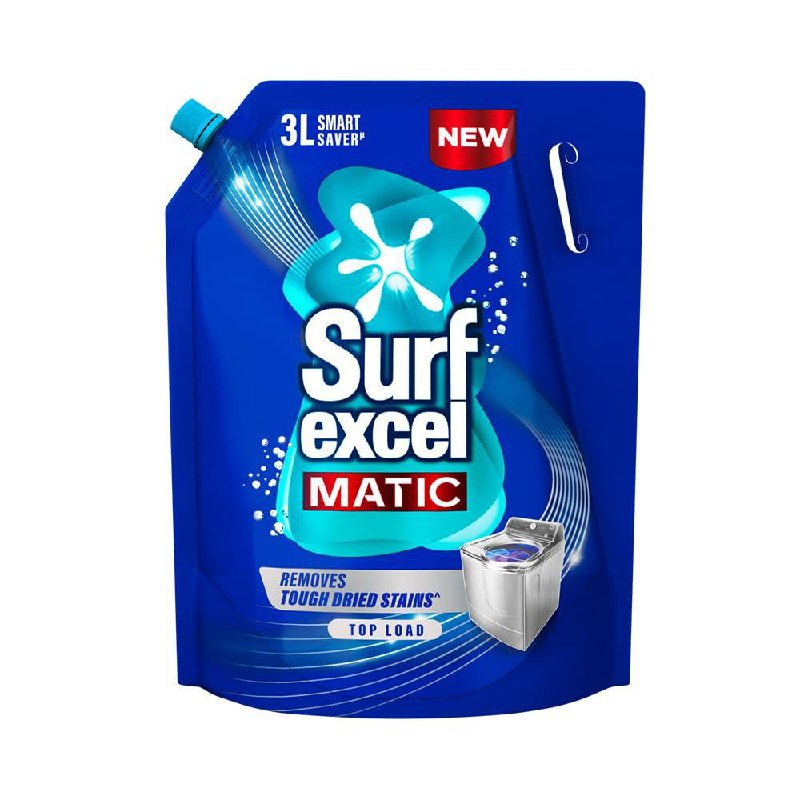 Surf Excel Matic Top Load Liquid Detergent 3l Refill Pouch 361 – Best Price