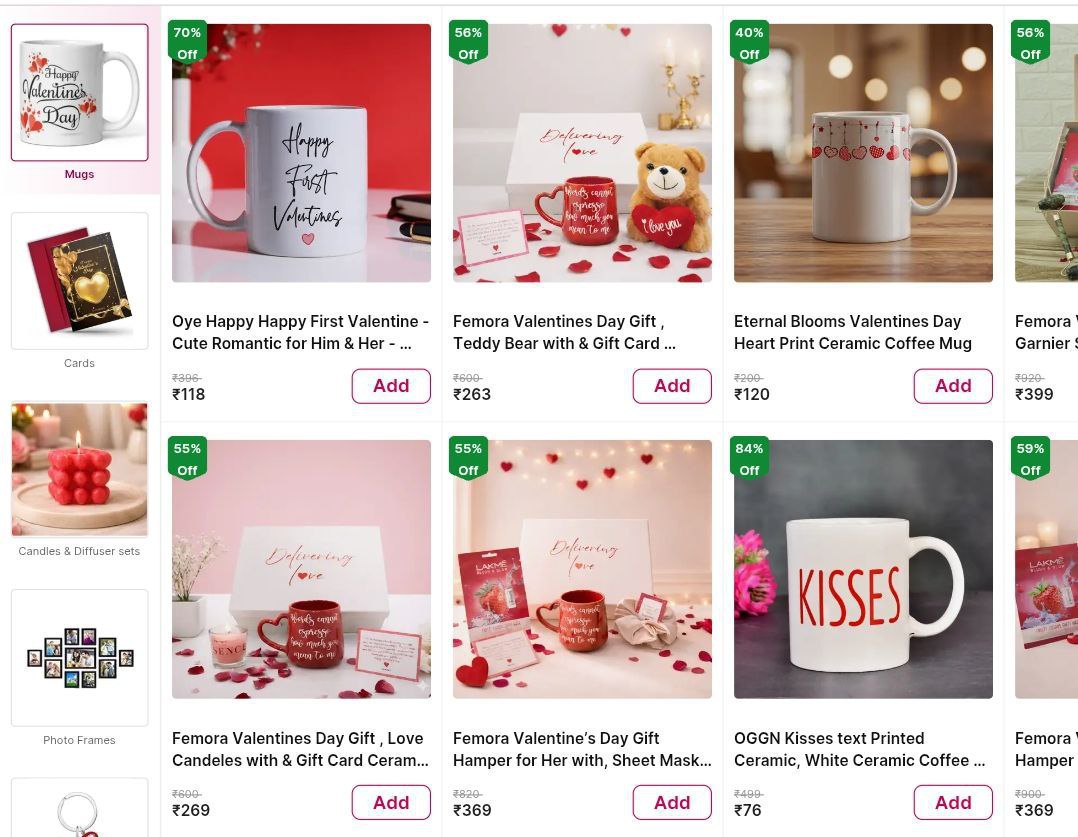 Flipkart Minutes Loot 85 On Gifts Cards Mugs From 76 Best For Valentine S D