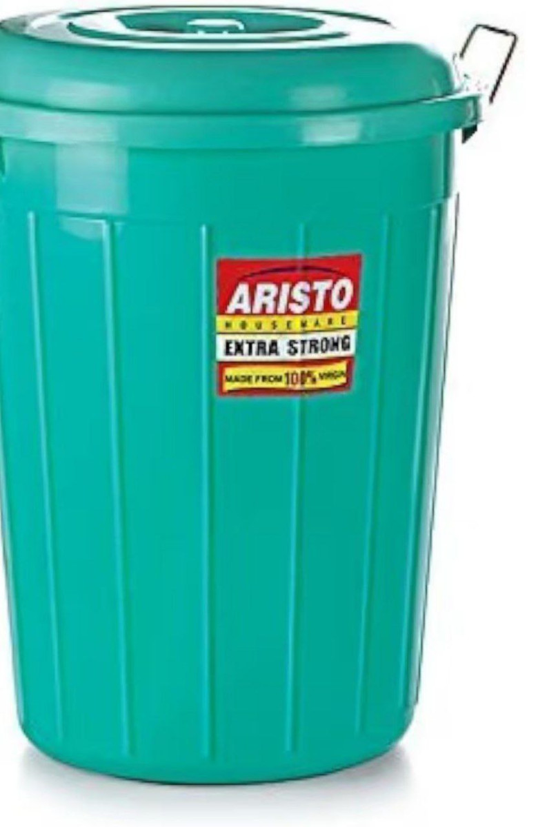 Aristo Multipurpose Plastic Storage Bucket 50 Litre (green) (45(d) X 53 Cm)