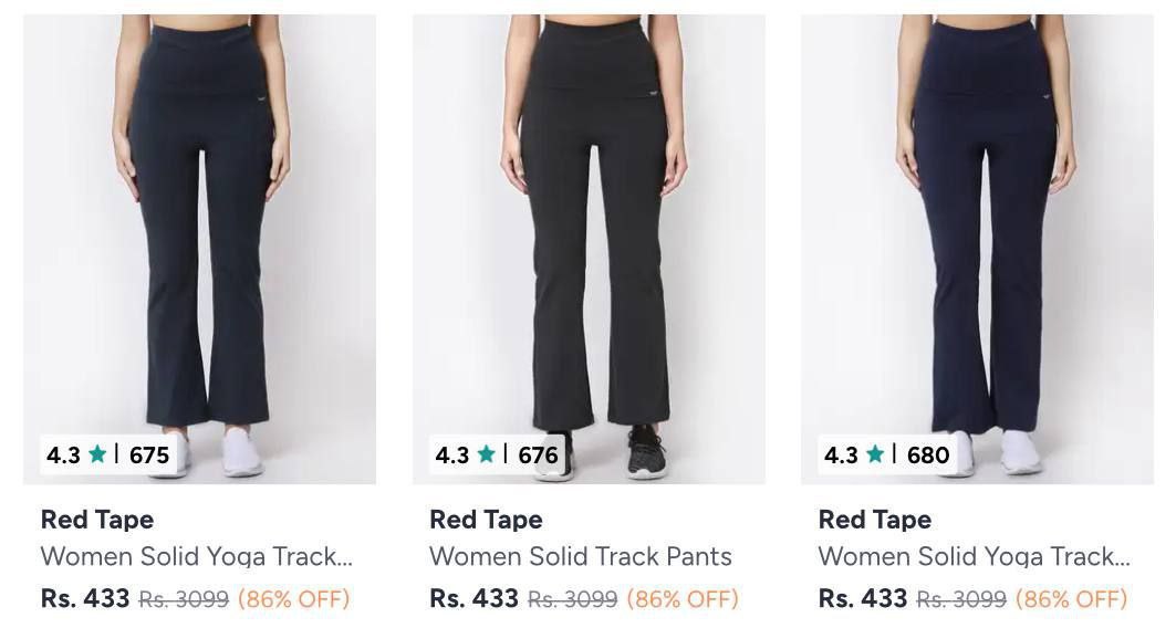 Redtape Trackpant From 433 – Best Price in India