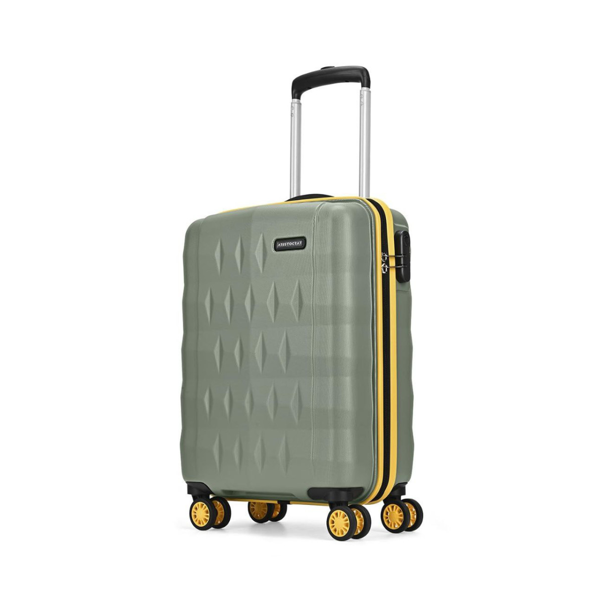 Grab 1 359aristocrat Polycarbonate Spinner Comet Cabin Trolley Bag 56cm – B