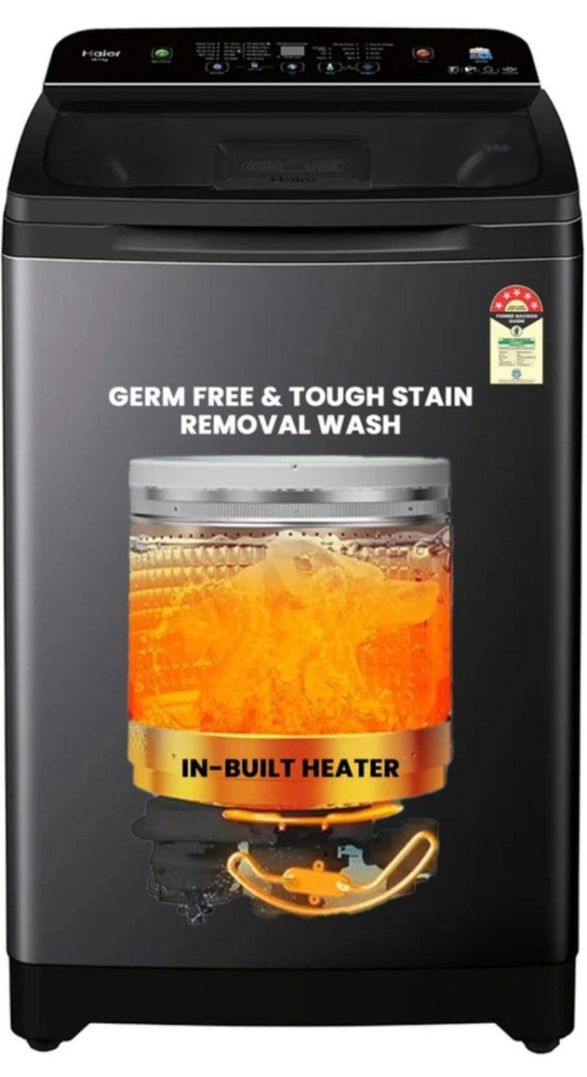 Haier 10 5 Kg Fully Automatic Top Load With In-built Heater Silver 14 990 –