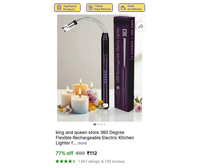 Electric Gas Lighter 112 – Best Price in India