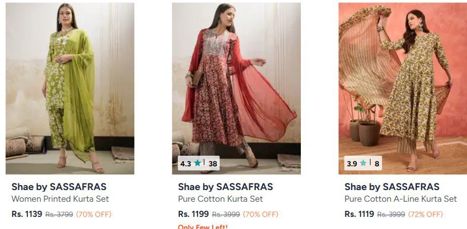 Myntra Min 70 On Shae By Sassafras Clothing – Best Price in India