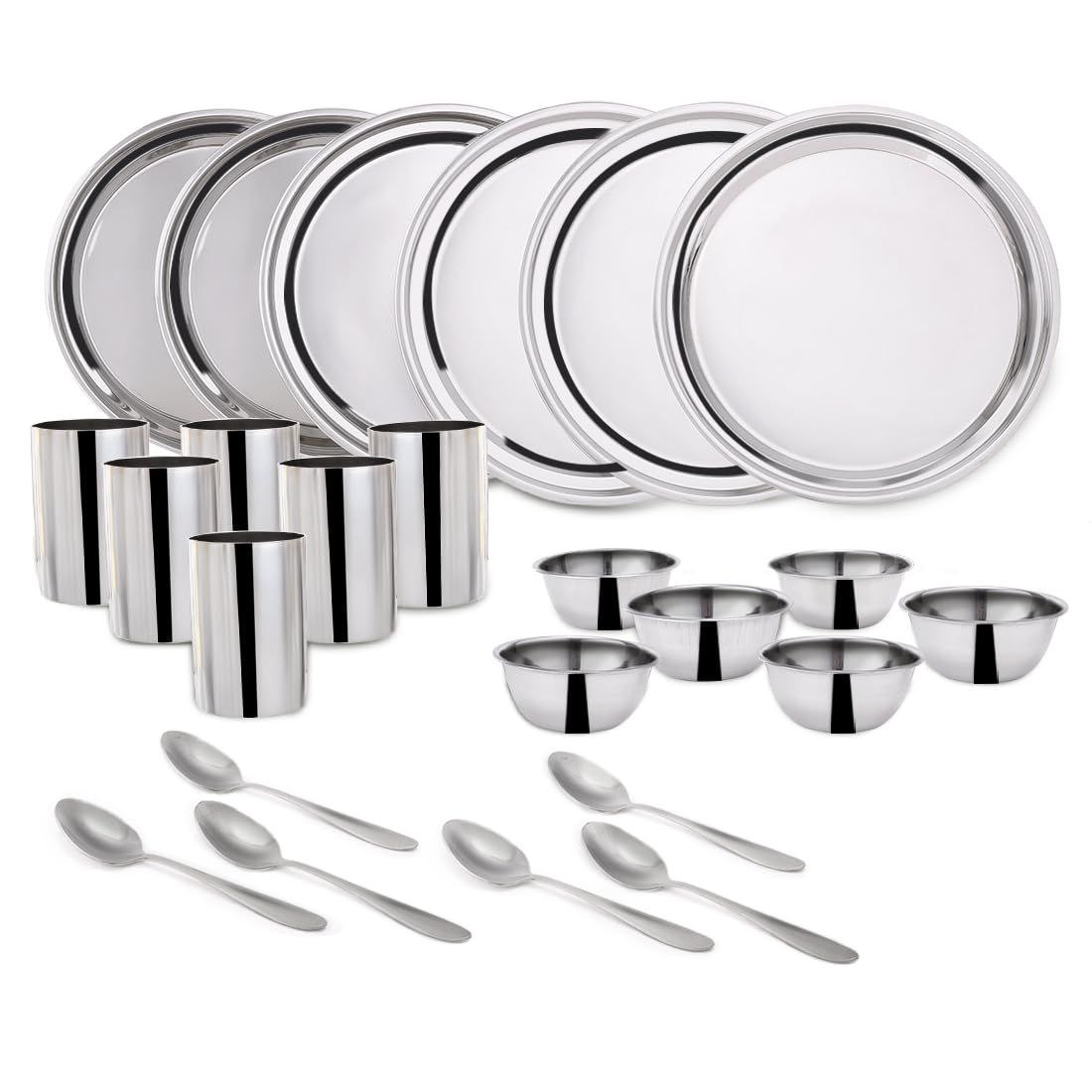 Wonderchef Venice Stainless Steel Dinner Set Of 24 Pcs – Best Price in Indi