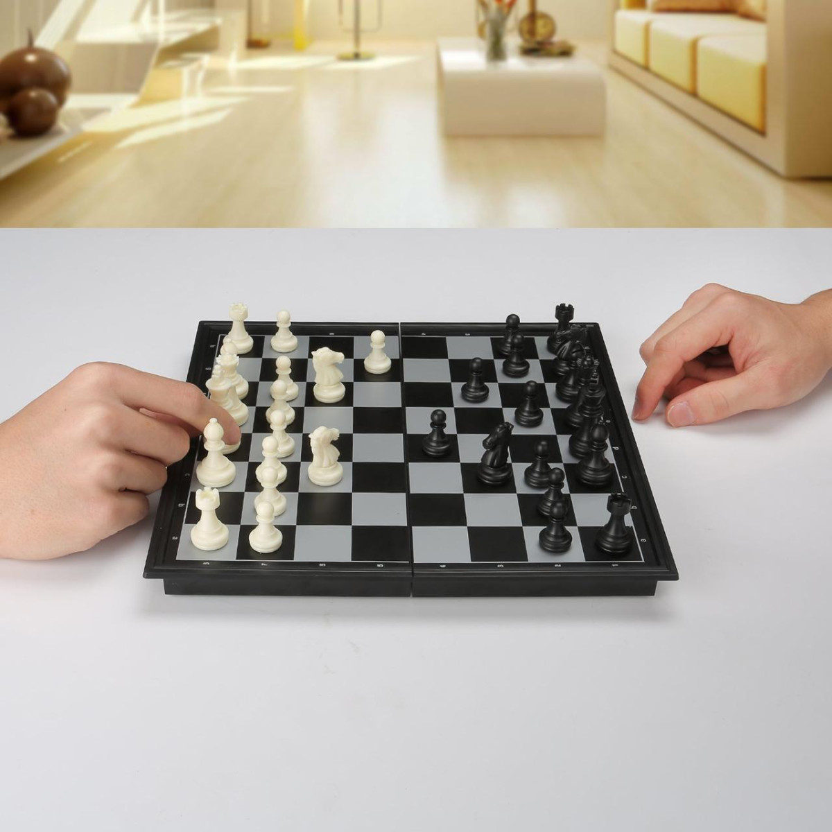 Magnetic Travel Chess Set With Folding Chess Board Educational Toys For Kid