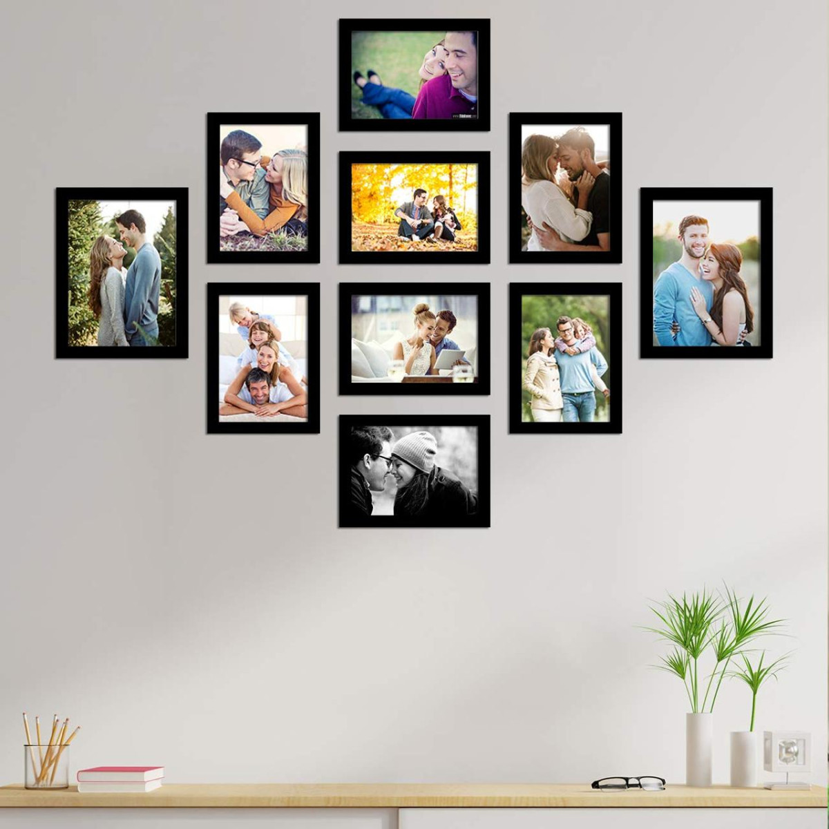Art Street Photo Frame For Wall Set Of 10 Black Picture Frames 689 – Best P