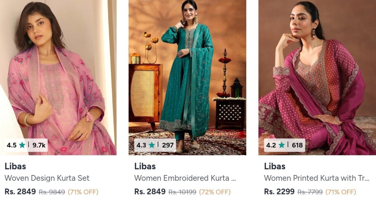On Libas Clothingupto 90 On Indo Era Clothing More Deals Click Here Must Re