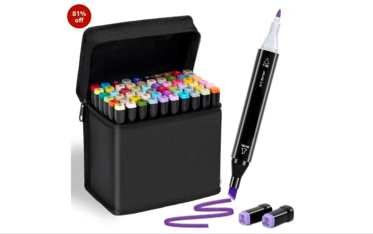 Dual Tip 48 Color Marker Set 299 – Best Price in India
