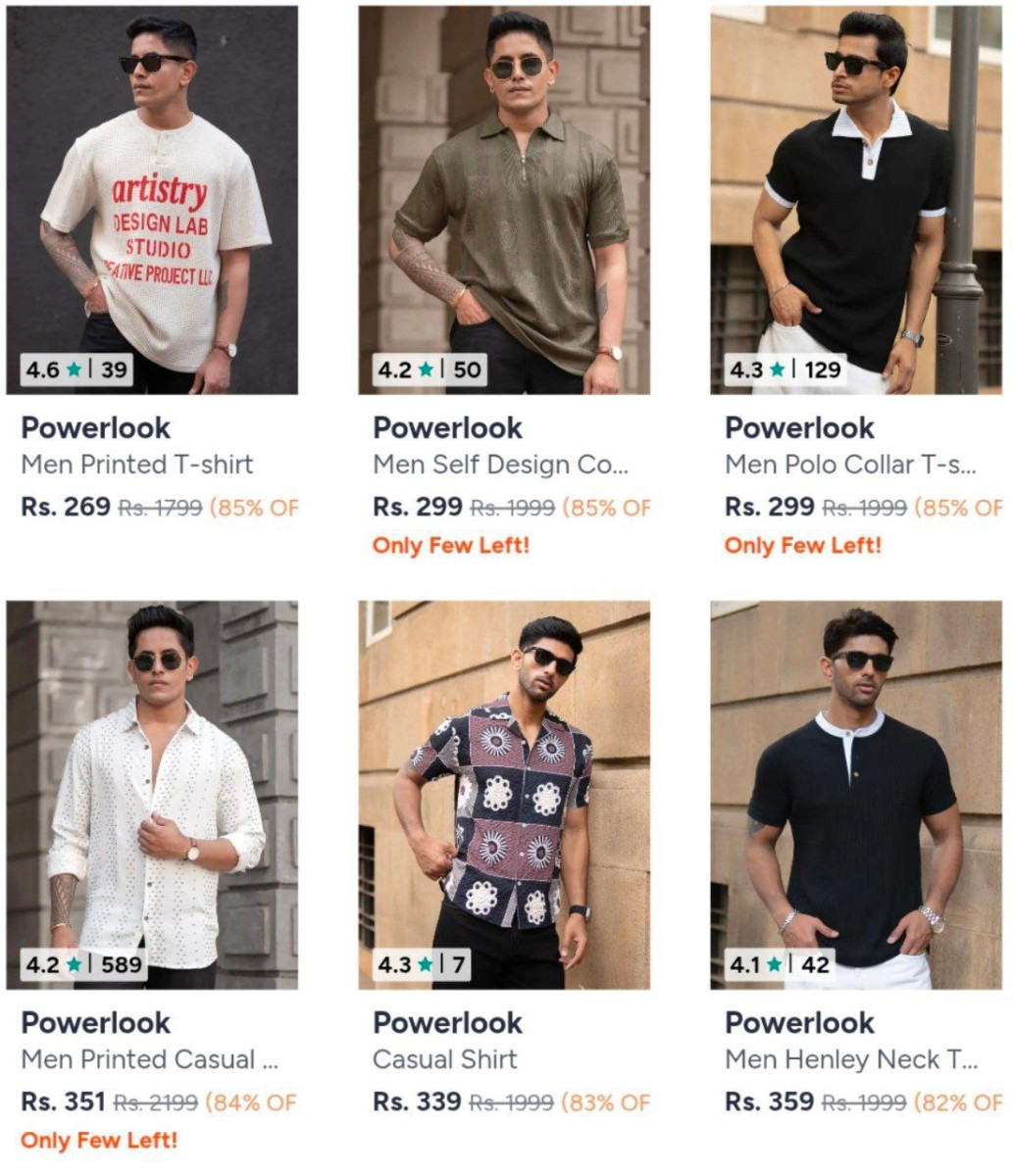 Powerlook Clothing – Best Price in India