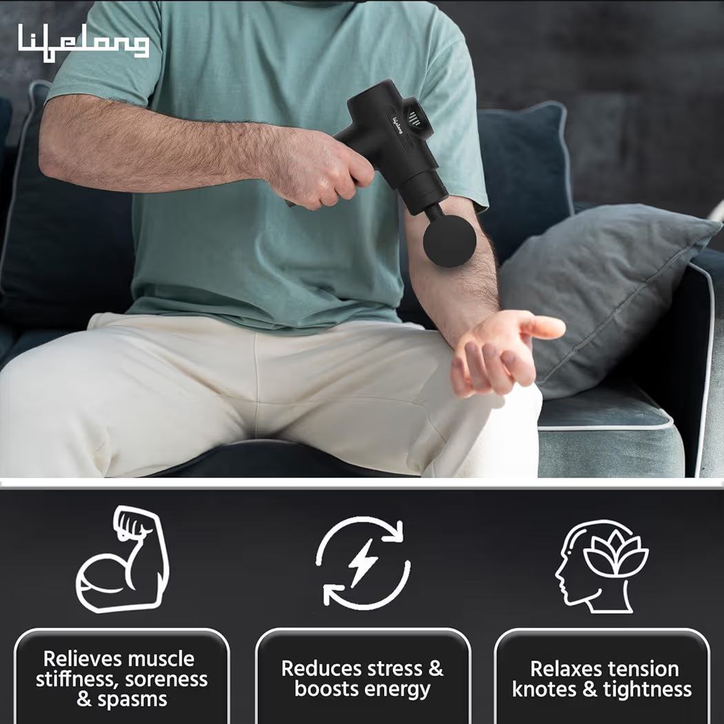 Loot Lifelong Gun Massager With 7 Heads 999 – Best Price in India