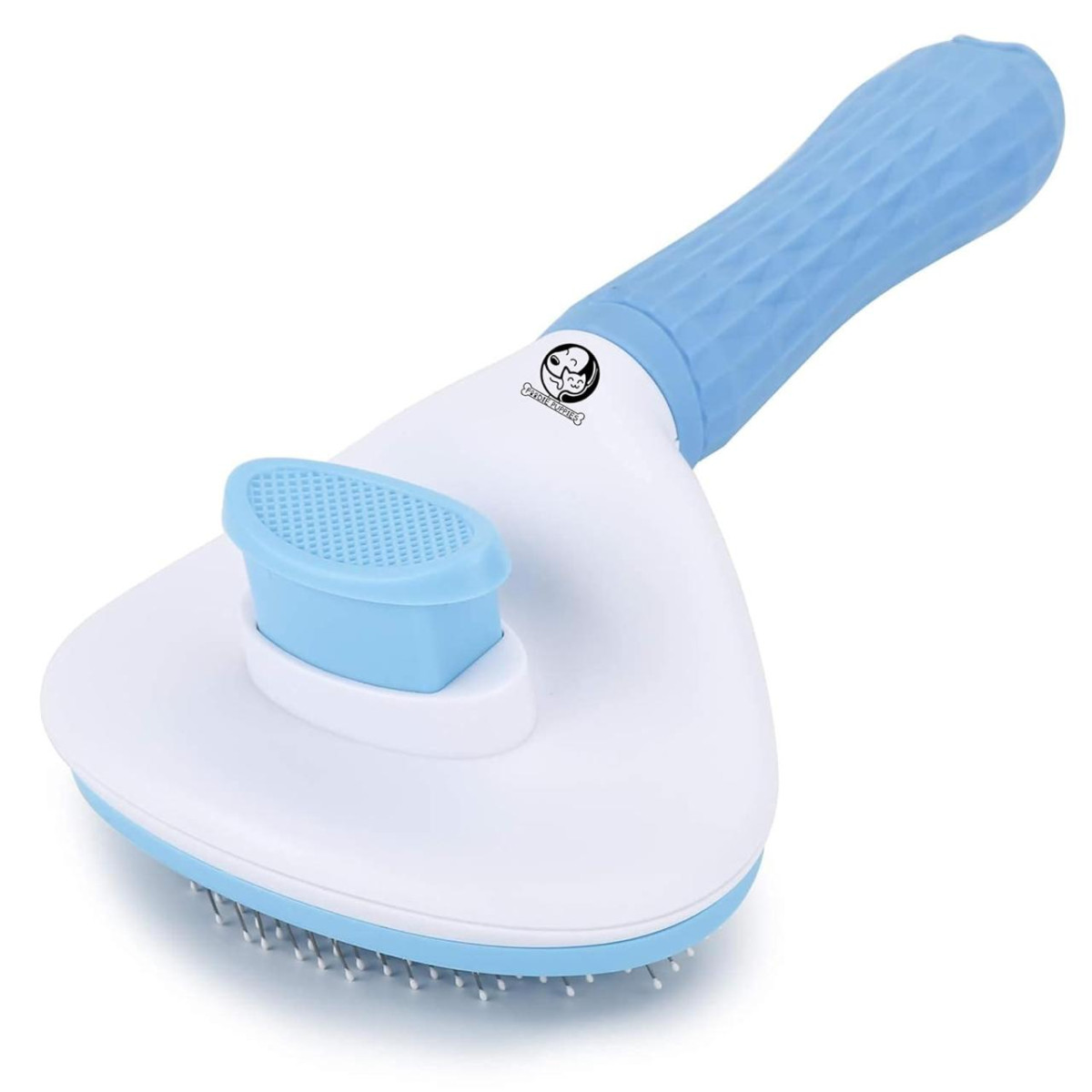 Foodie Puppies Self Cleaning Slicker Pet Grooming Shedding Brush For Dogs A