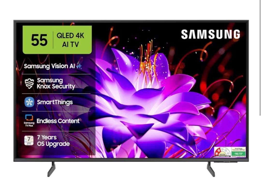 Grabsamsung 55 Inches Vision Ai 4k Ultra Hd Smart Qled Tvat 47990mrp Rs 81 