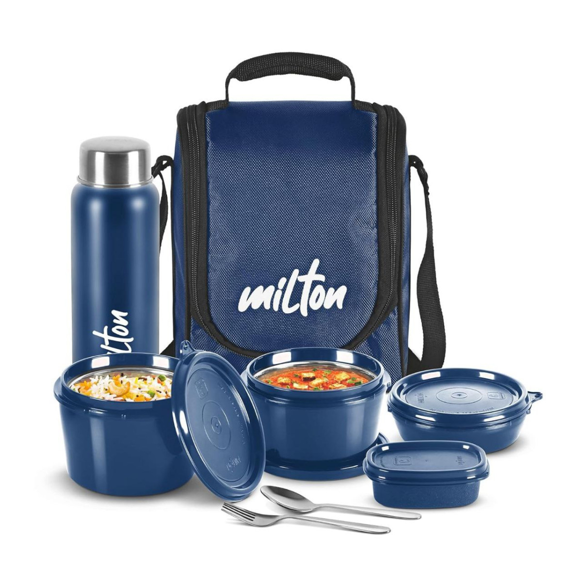 Milton Pro Lunch Box 3 Microwave Safe Inner Steel Containers – Best Price i