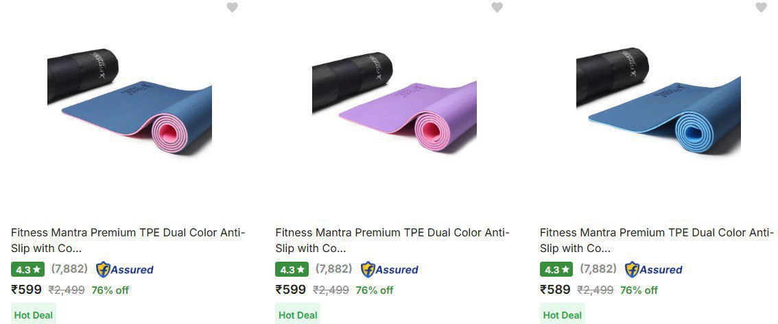 Flipkart Fitness Mantra Yoga Mats 76 – Best Price in India
