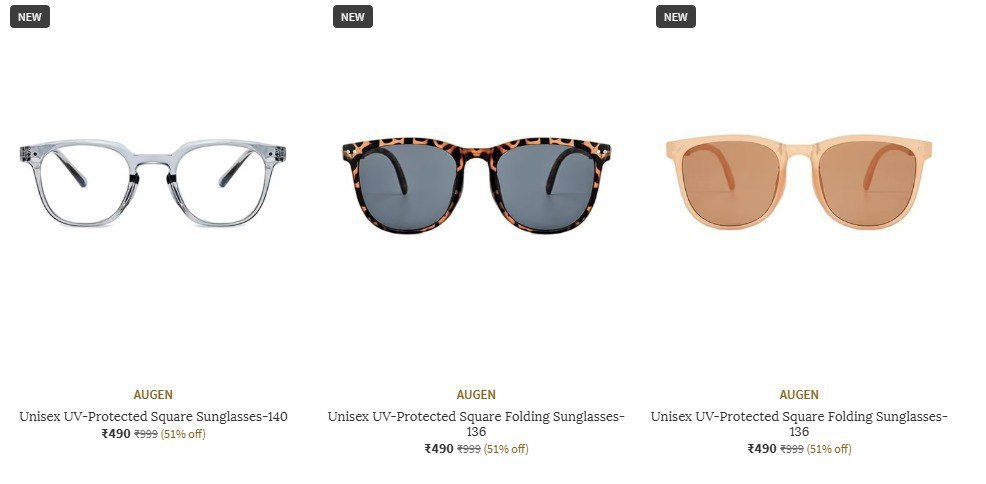 Ajio 51 On Sunglasses Starts At Rs 490 Link 10 Extra Ajio Cash – Best Price