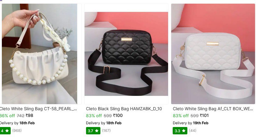 Shopsy 87 - Stylish Sling Bag For Women At Rs 72master Link - – Best Price 