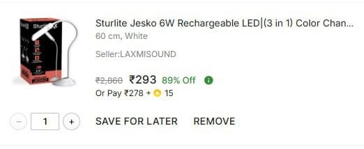 Changing Light Table Lamp At 293 – Best Price in India