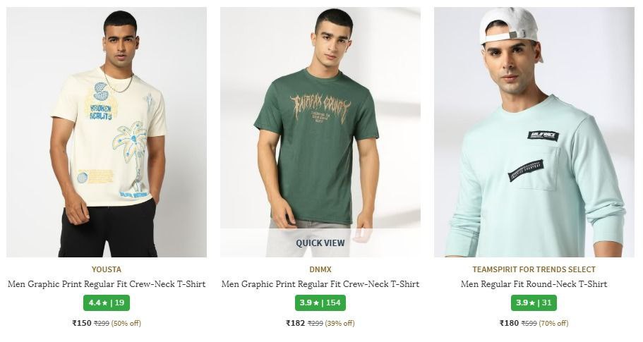 Ajio Loot Topwear Clothing Under 199men S Women S Boys Girls Baby – Best Pr