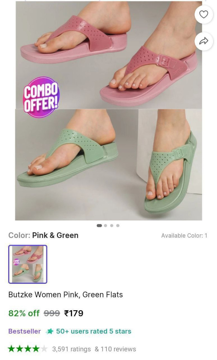 Women Slippers Pack Of 2 179 – Best Price in India