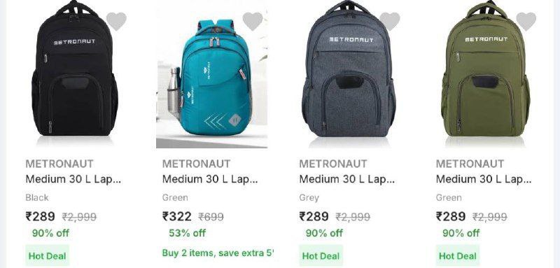 Metronaut Backpack From 289 – Best Price in India