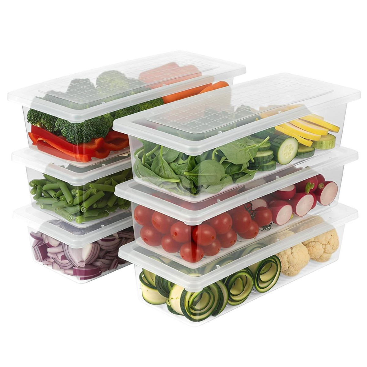 Fridge Storage Containers (pack Of 4) Fridge Organiser Storage Boxes 349 – 