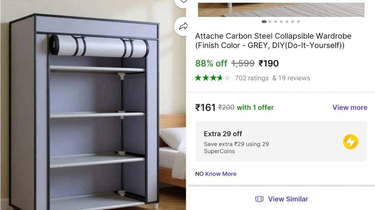 D I Y Wardrobe 190 – Best Price in India
