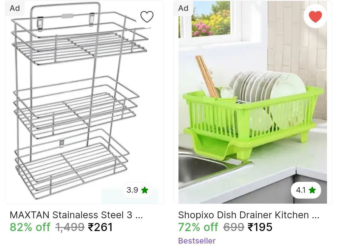 Kitchen Racks Starts 195 – Best Price in India