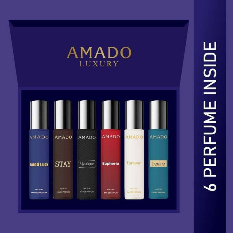 Pack Of 6 Amado Perfumes 158 – Best Price in India