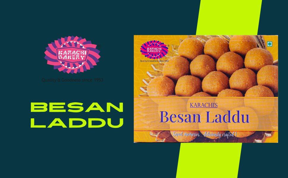 Karachi Bakery Besan Ladoo 200gm 100 – Best Price in India