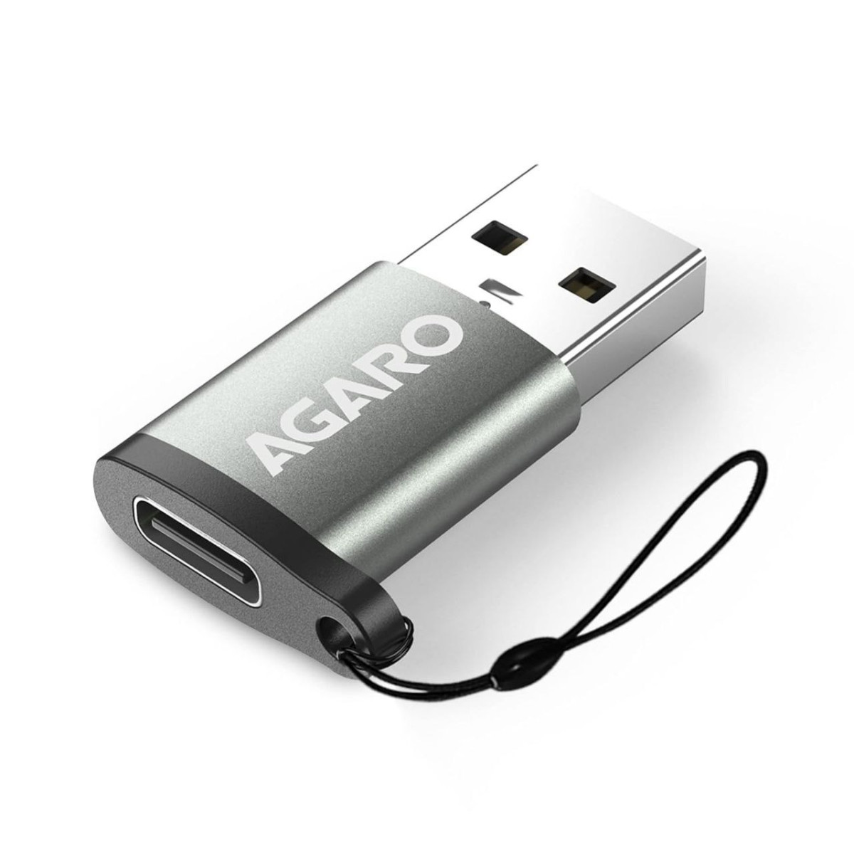 Agaro Usb 3 0 Type C Female To Usb Male Otg Adapter 5 Gbps High-speed Data 