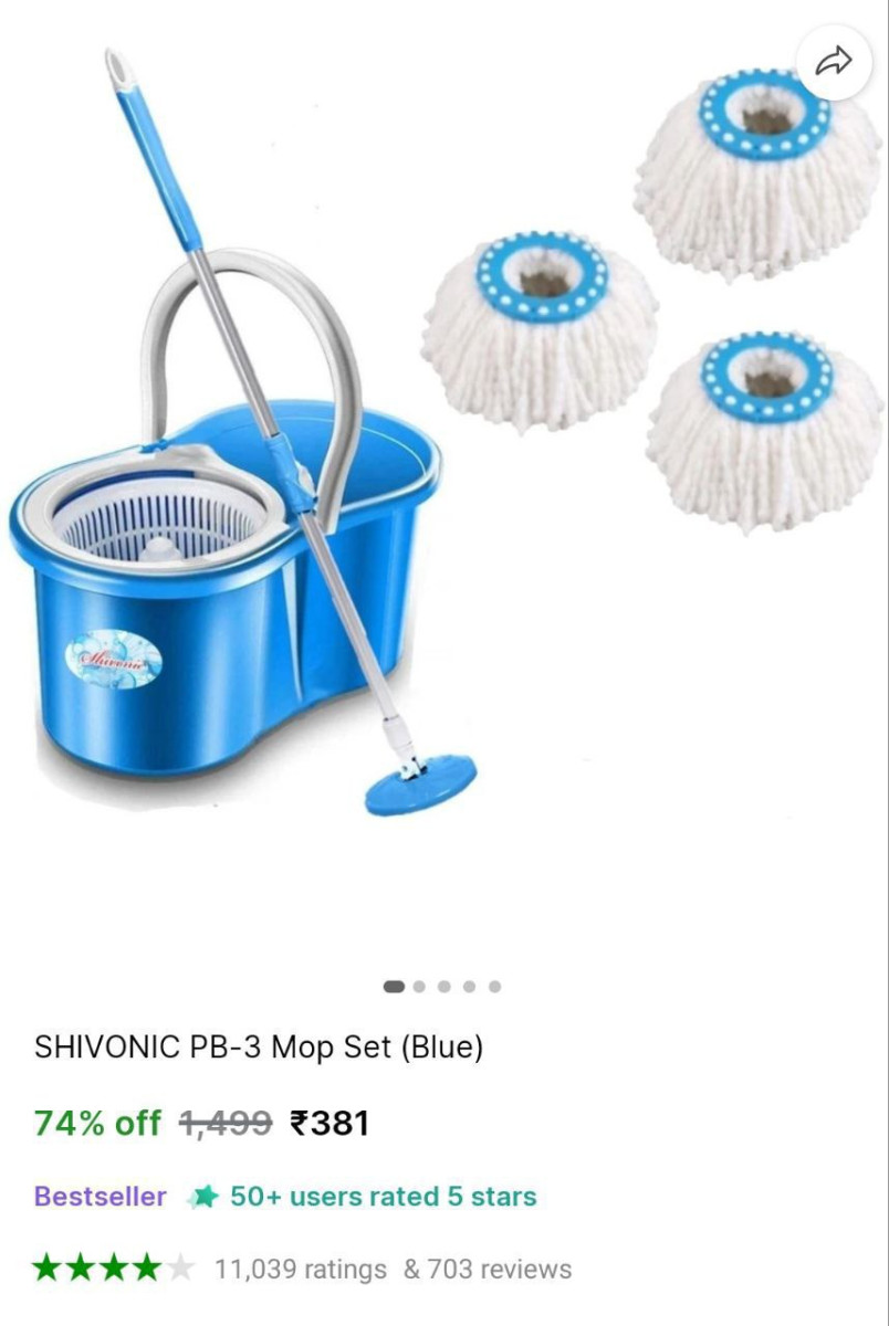 Mop Set With 3 Absorbers 381 – Best Price in India