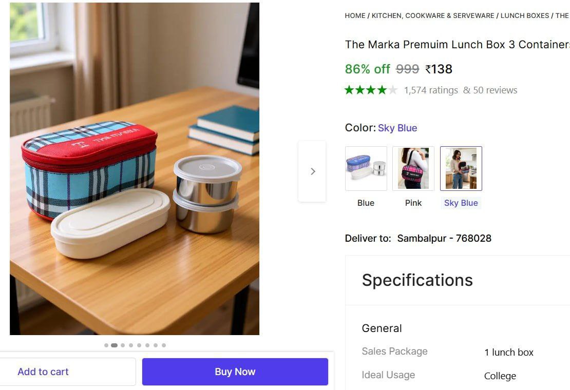 Lunch Box 138 – Best Price in India