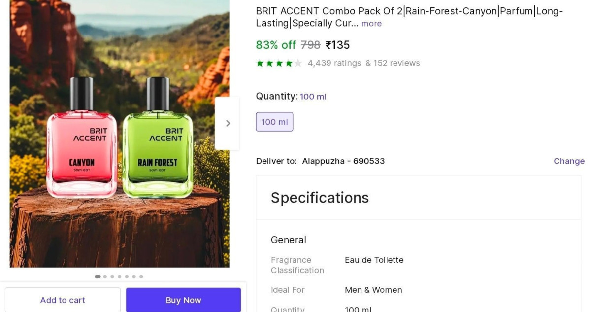 Loot Perfume Pack Of 2 At 135 More Deals Click Here Must Read – Best Price 