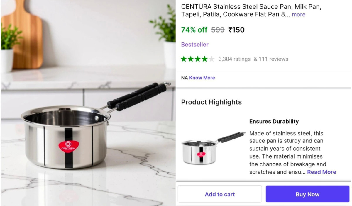 Stainless Steel Patila At 150 – Best Price in India