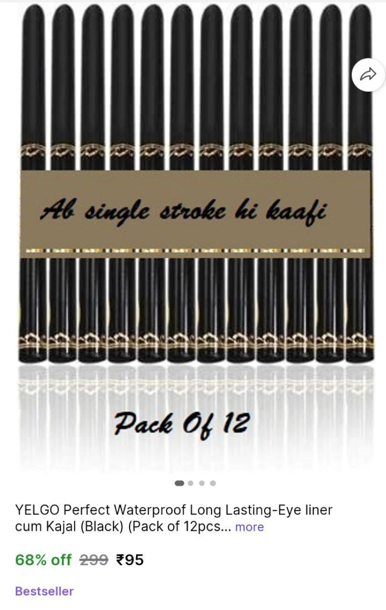 (pack Of 12) Eyeliner Kajal 95 – Best Price in India