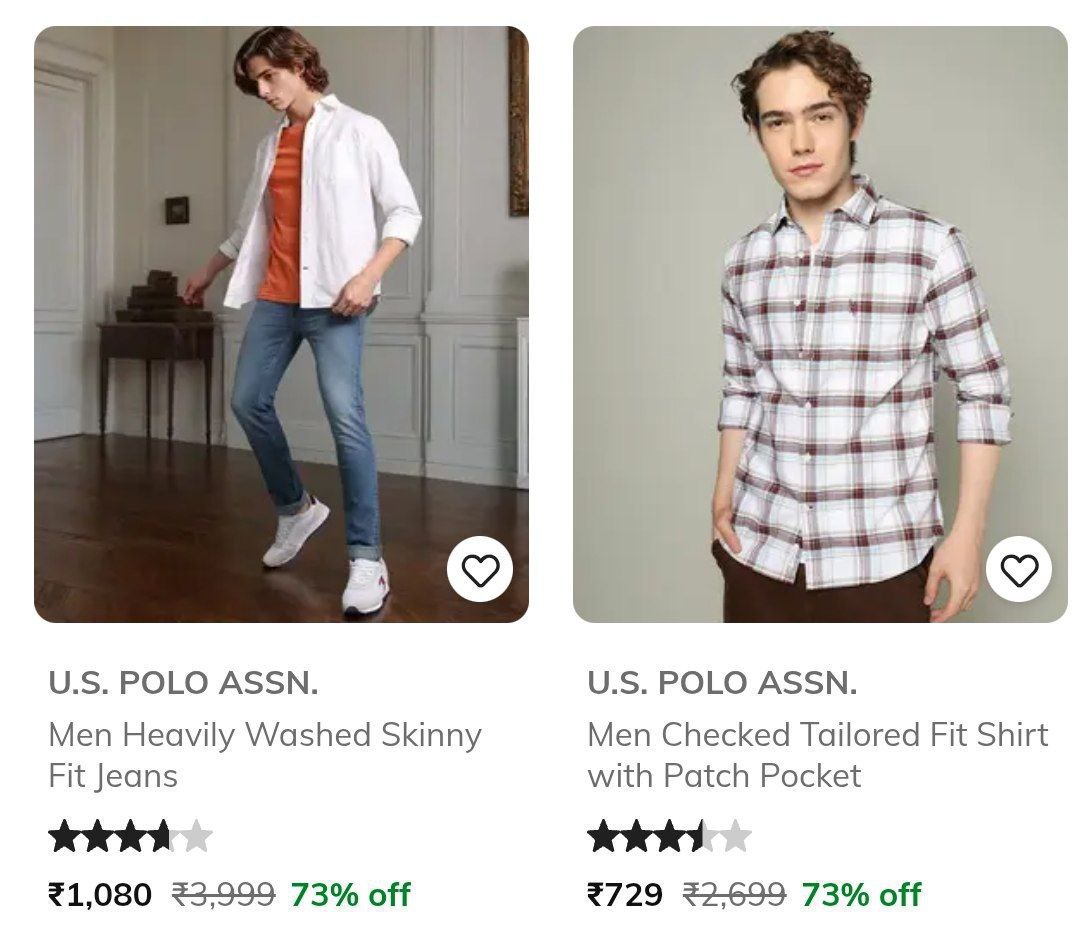 Ajio Loot 80 On Uspa Clothing Mens Womens Boys Girls Marks Spencer Womens G