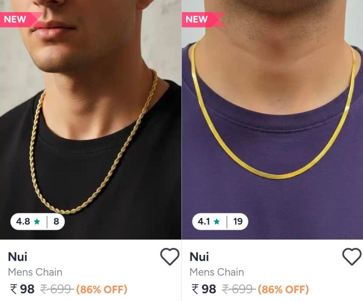 Nui Mens Chain 98 More Deals Click Here Must Read – Best Price in India