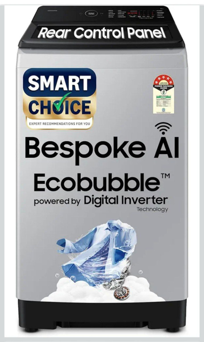 Samsung Smart Choice 10 Kg 5 Star Ai Wash Ai Energy Mode Wi-fi Ecobubble Ai