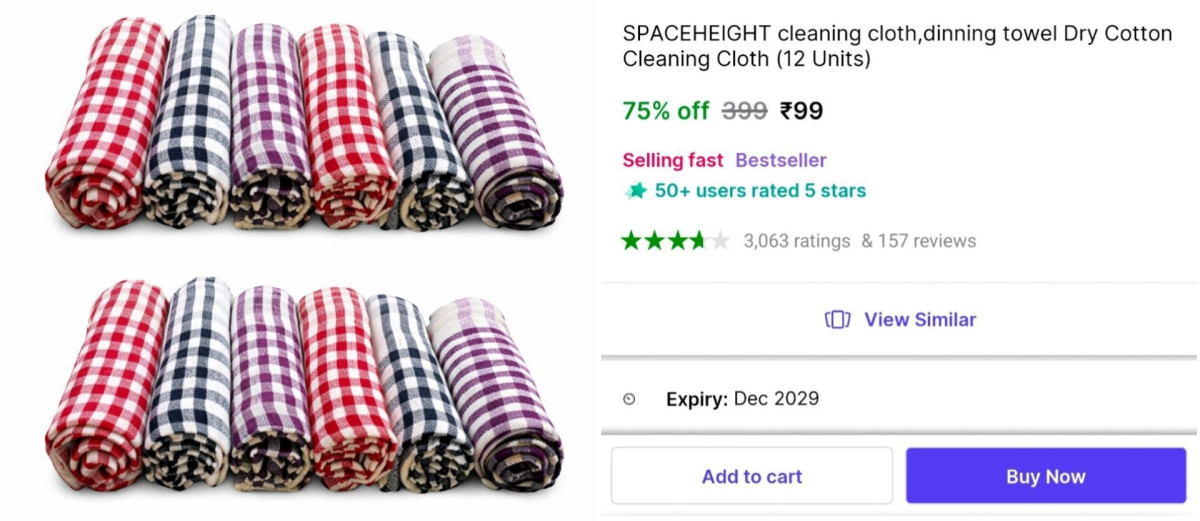 Cleaning Cloth (set Of 12) At 99 More Deals Click Here Must Read – Best Pri